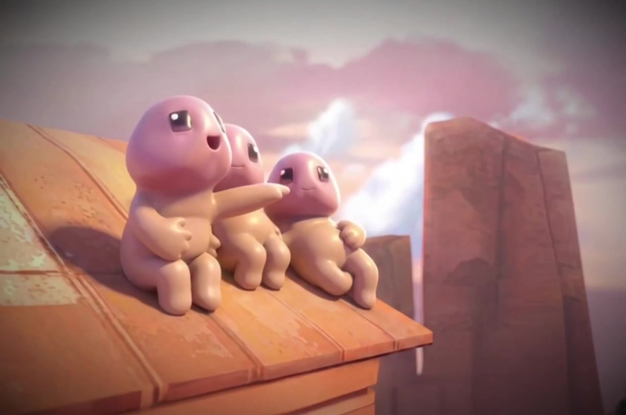 Three Dickys sitting together on a rooftop at sunset
