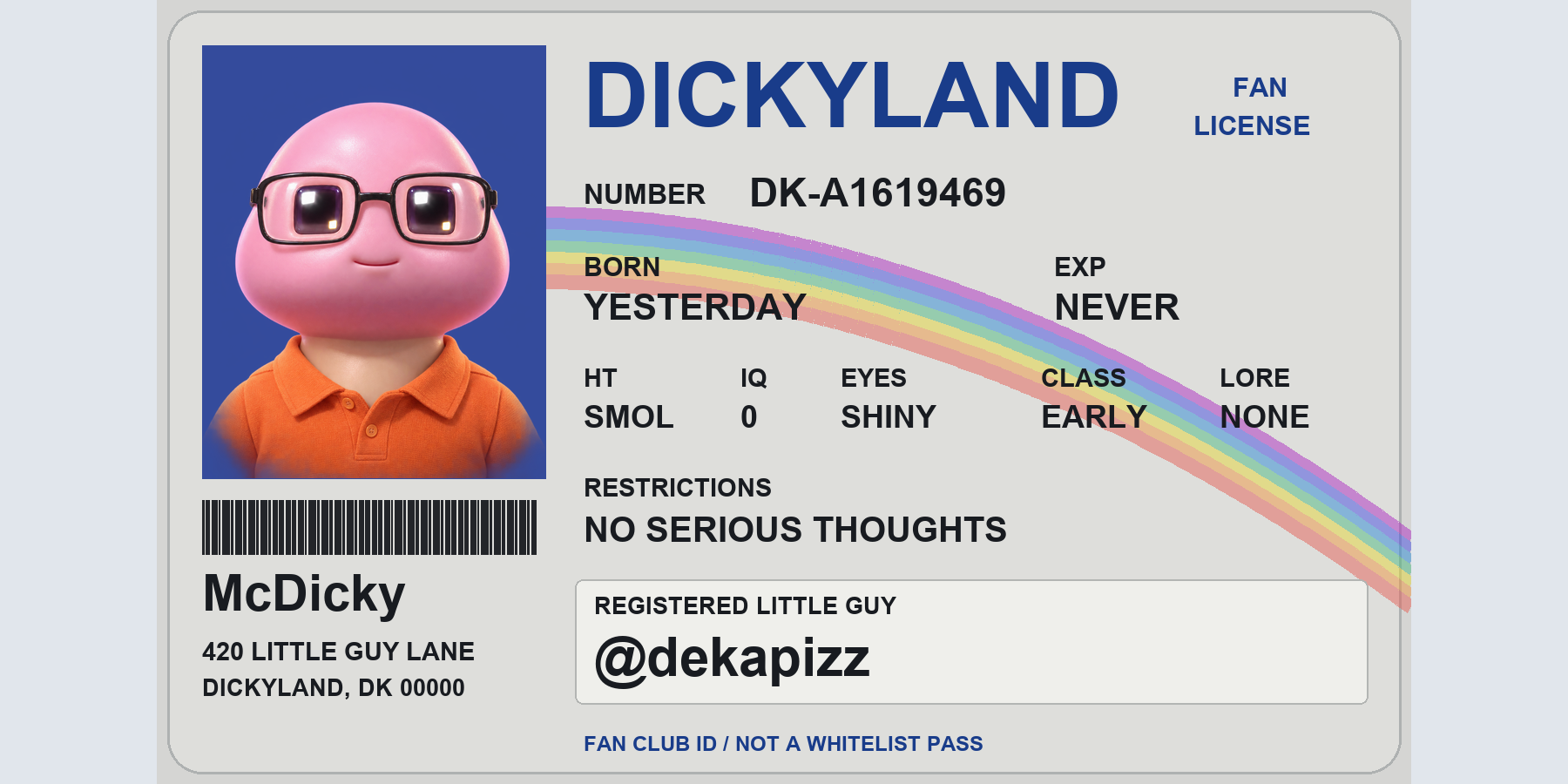 @dekapizz — Dickyland fan license